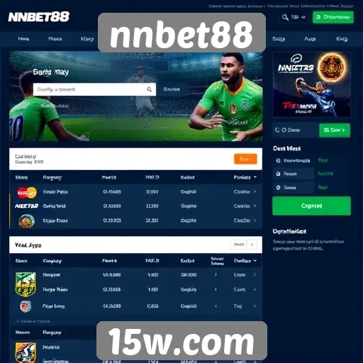 Interface e usabilidade do site nnbet88